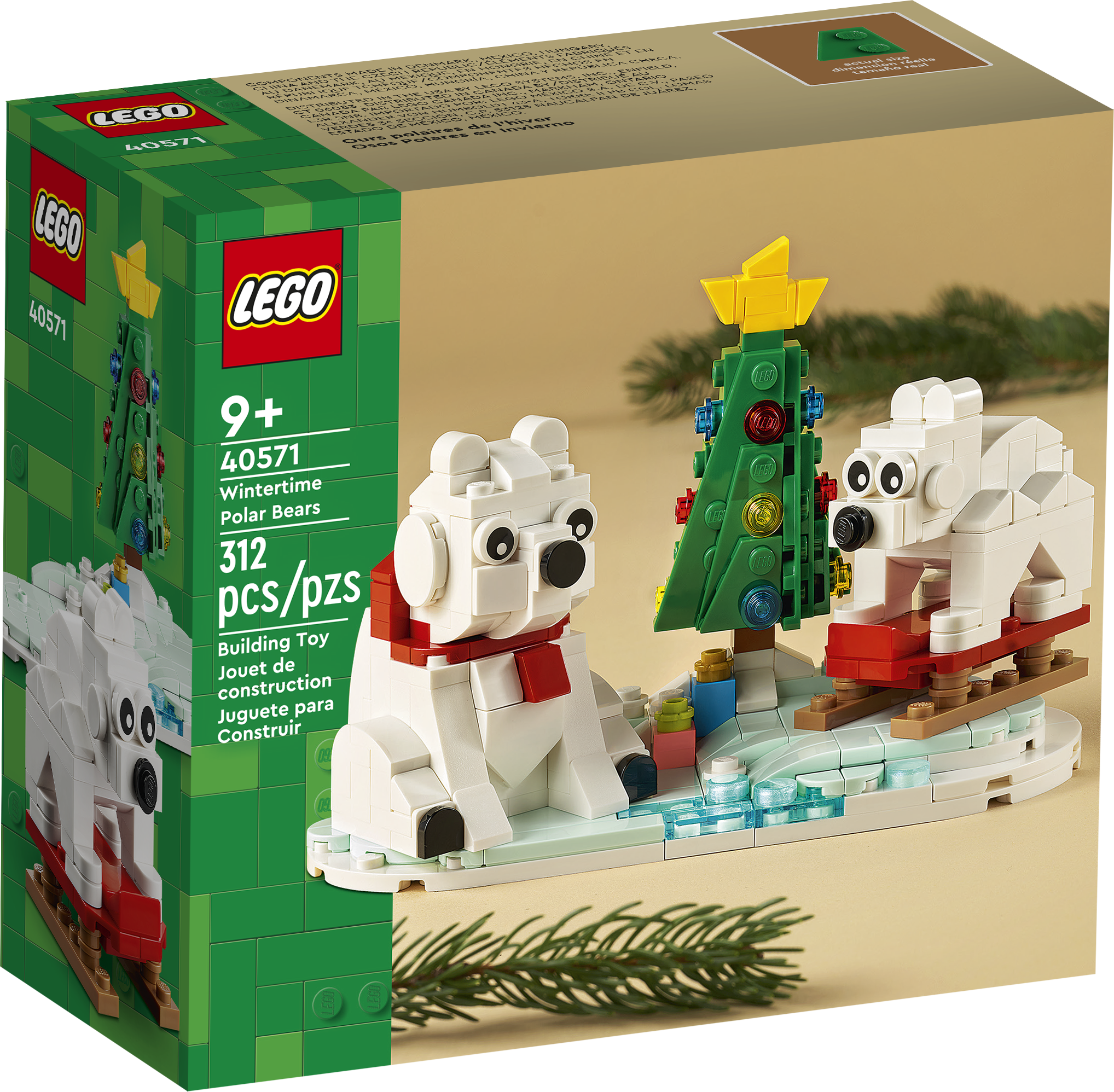 LEGO 40571 Lední medvědi o Vánocích