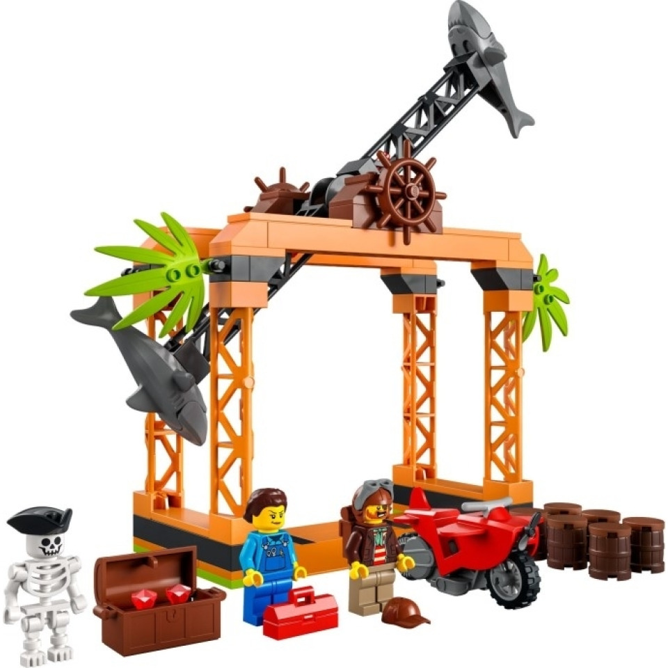 LEGO® City 60342 Žraločí kaskadérská výzva