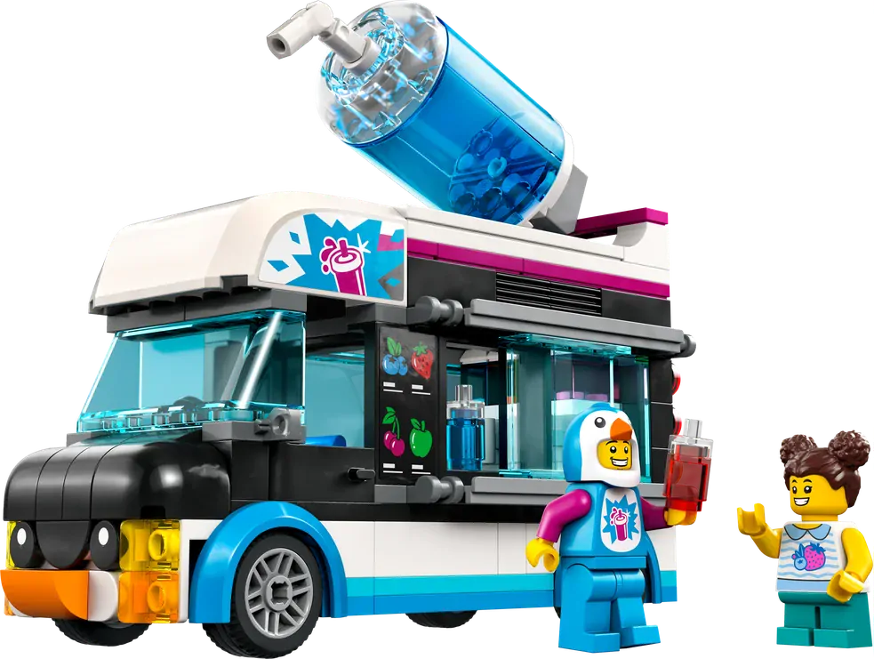 LEGO® CITY 60384 Tučňáčí dodávka s ledovou tříští