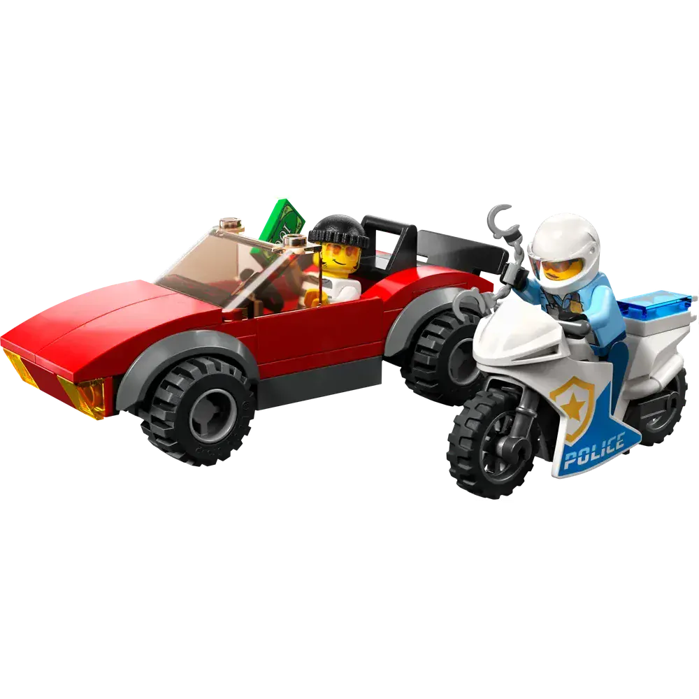 LEGO® CITY 60392 Honička auta s policejní motorkou