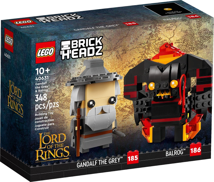 LEGO® BrickHeadz 40631 Gandalf Šedý a Balrog™