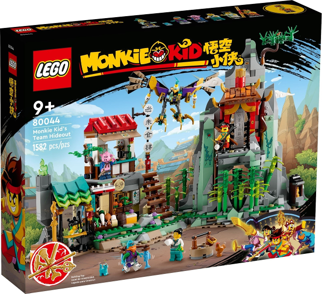 LEGO® Monkie Kid™ 80044 Úkryt týmu Monkie Kida
