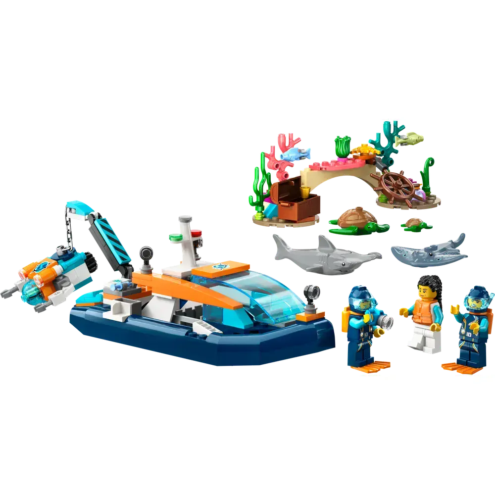 LEGO® CITY 60377 Průzkumná ponorka potápěčů