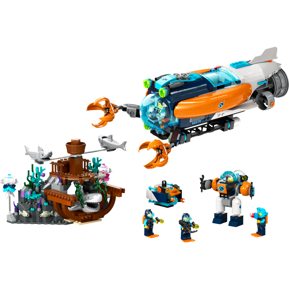 LEGO® CITY 60379 Hlubinná průzkumná ponorka