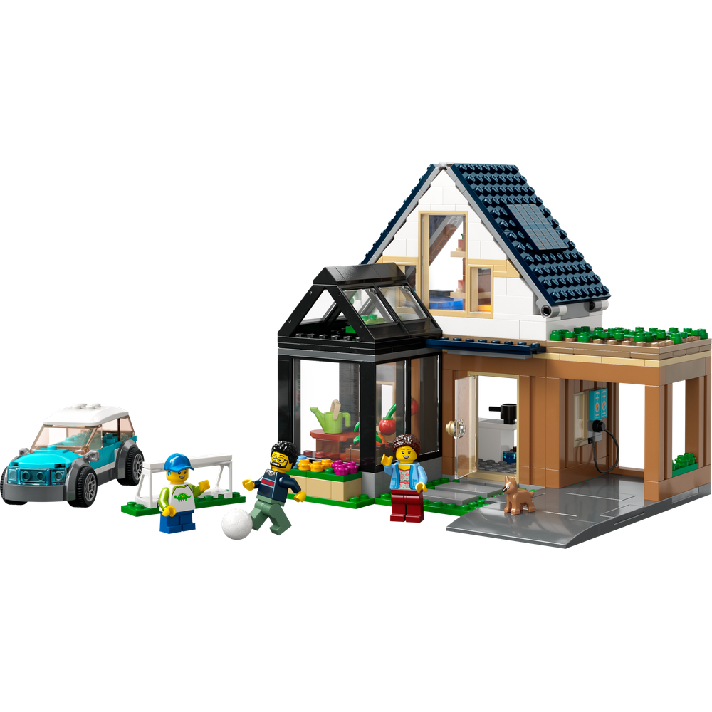 LEGO® CITY 60398 Rodinný dům a elektromobil