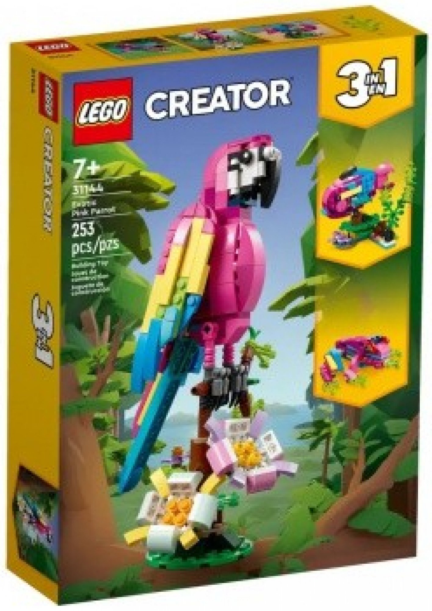 LEGO® Creator 31144 Exotický růžový papoušek