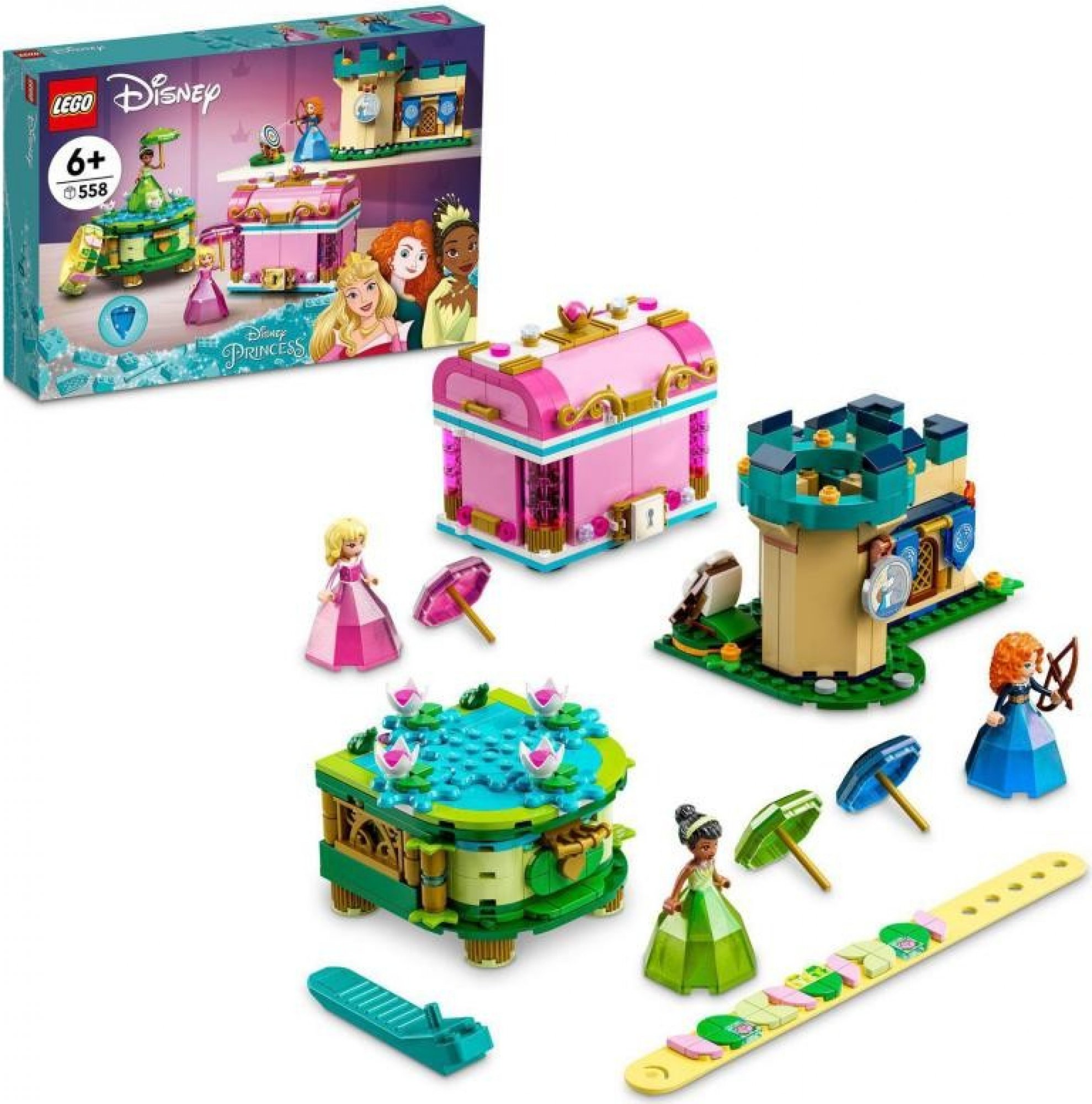 LEGO® Disney Princess™ 43203 Kouzelný svět Šípkové Růženky Rebelky a Tiany