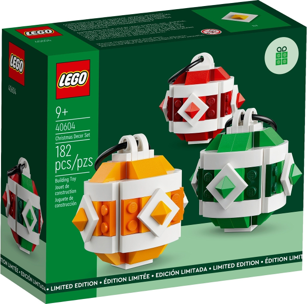 Lego 40604 - Sada vánočních ozdob