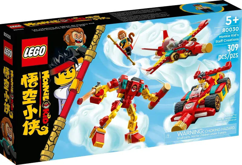 LEGO® Monkie Kid™ 80030 Monkie Kid™ a jeho výtvory