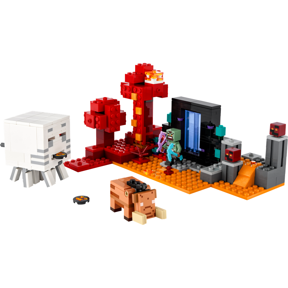 LEGO® Minecraft® 21255 Přepadení v portálu do Netheru