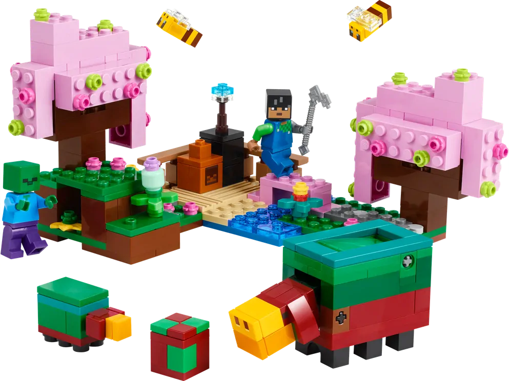 LEGO® Minecraft® 21260 Zahrada s rozkvetlými třešněmi