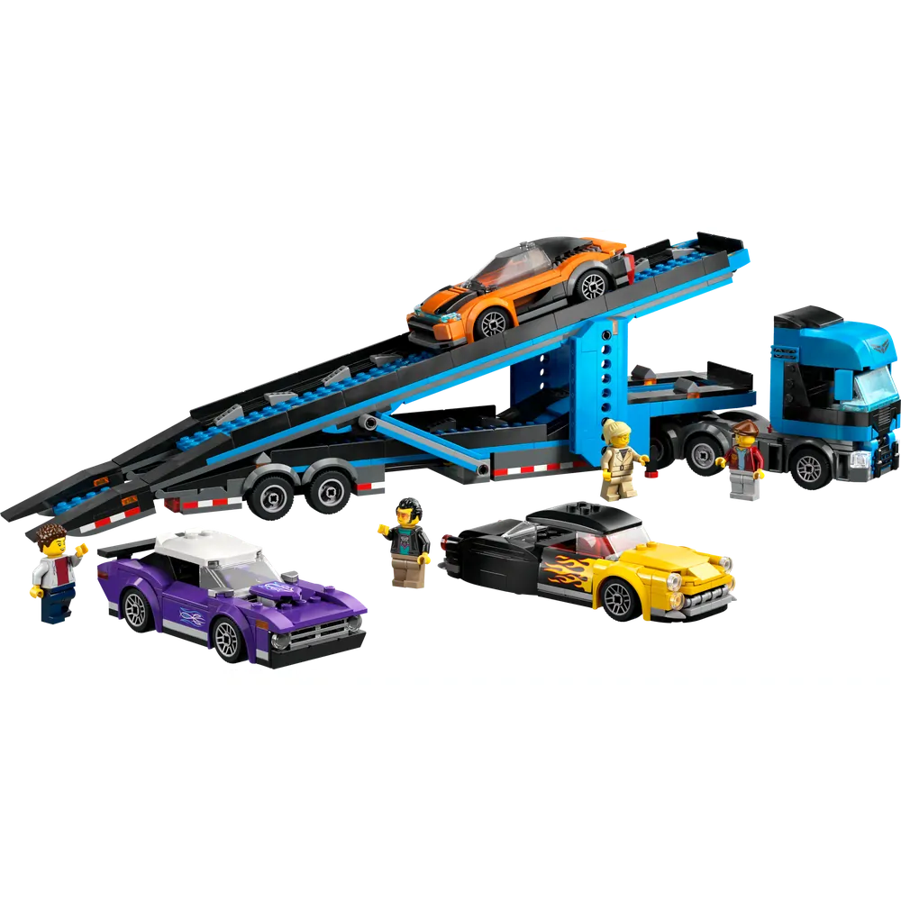 LEGO® City 60408 Kamion pro přepravu aut se sporťáky