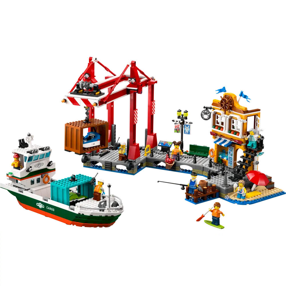 LEGO® City 60422 Přístav s nákladní lodí