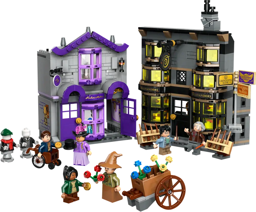 LEGO® Harry Potter™ 76439 Ollivanderův obchod a Obchod madame Malkinové