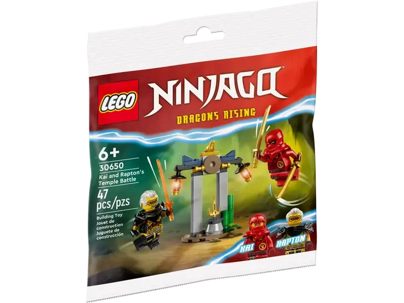 LEGO® Ninjago 30650 Bitva Kaie a Raptona v chrámu