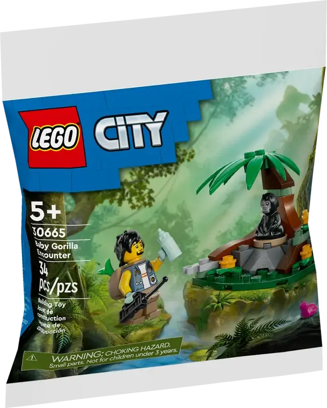 LEGO® City 30665 Setkání s mládětem gorily