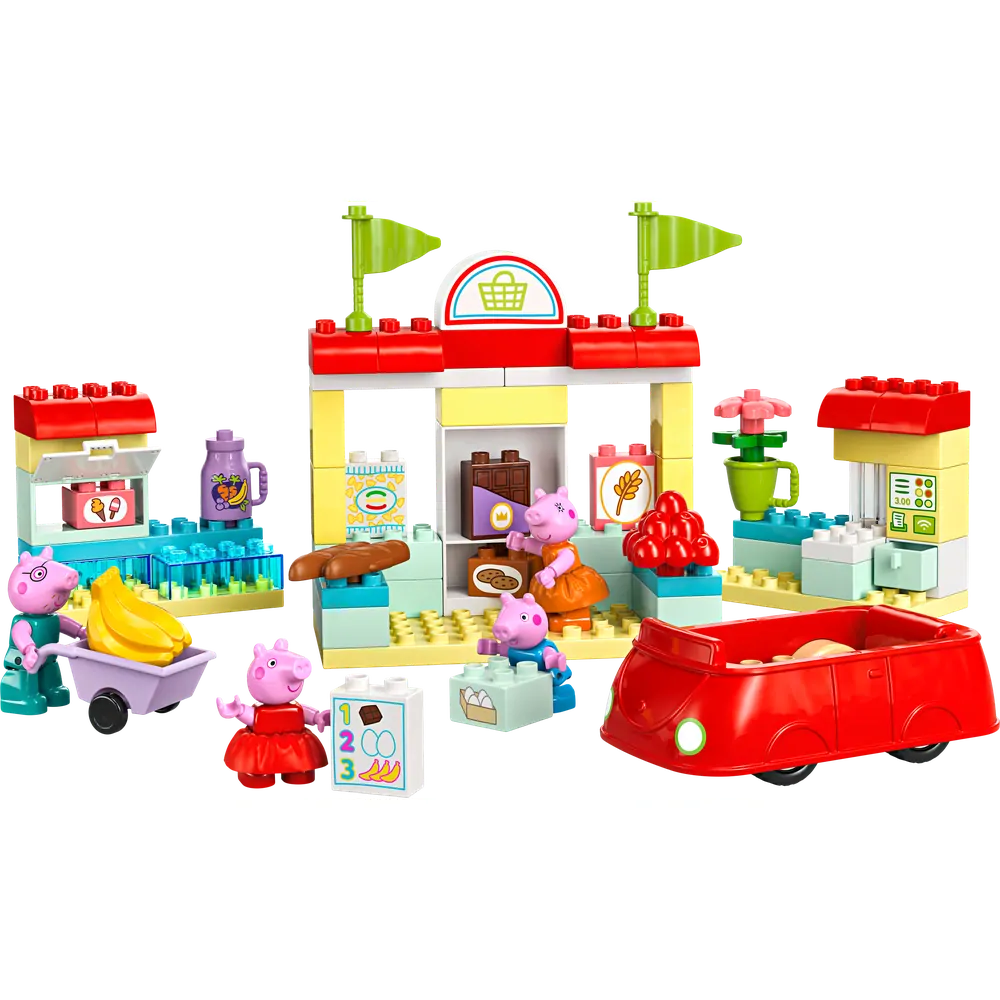 LEGO® DUPLO® 10434 Prasátko Peppa a supermarket