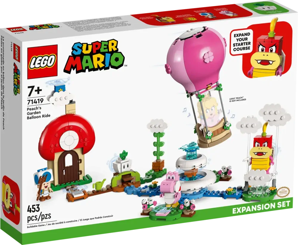 LEGO® Super Mario 71419 Peach a let balónem