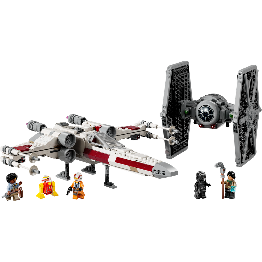 LEGO® Star Wars™ 75393 Stíhačka TIE a X-wing – kombinovaná stavebnice