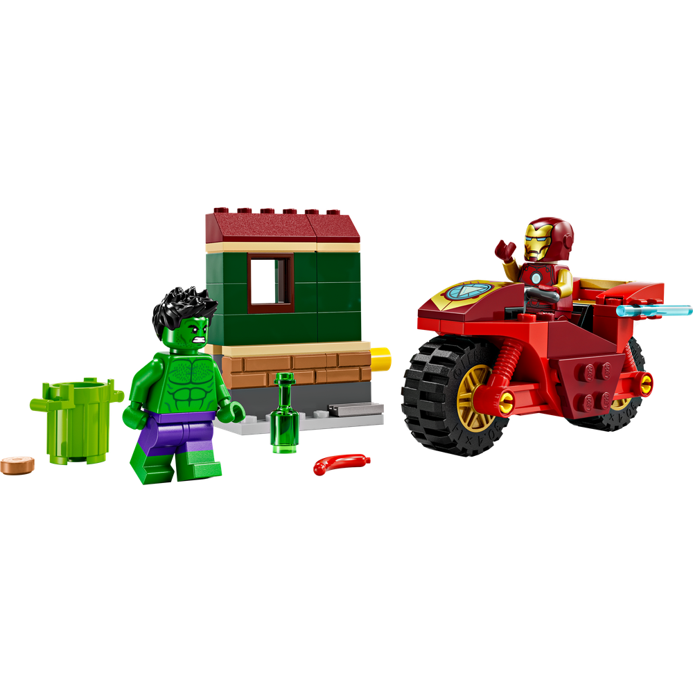 LEGO® Marvel 76287 Iron Man s motorkou a Hulk