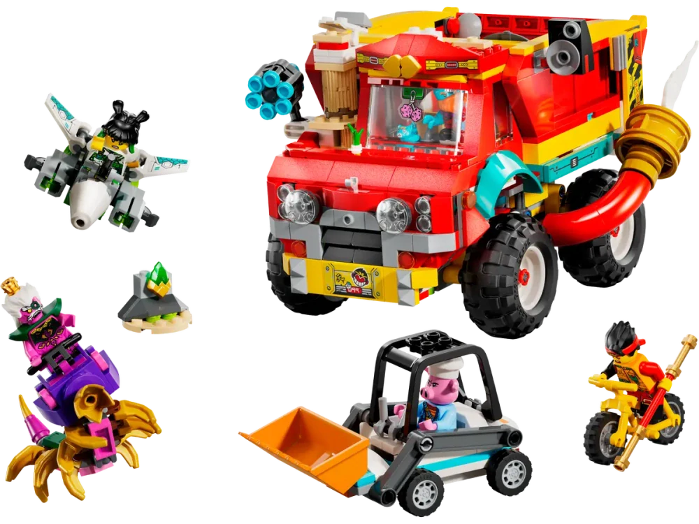 LEGO® Monkie Kid™ 80055 Výkonná dodávka týmu Monkie Kida