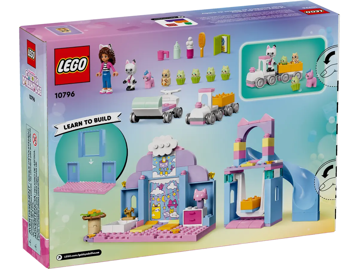LEGO® Gabby’s Dollhouse 10796 Gábi a kočičí jesličky