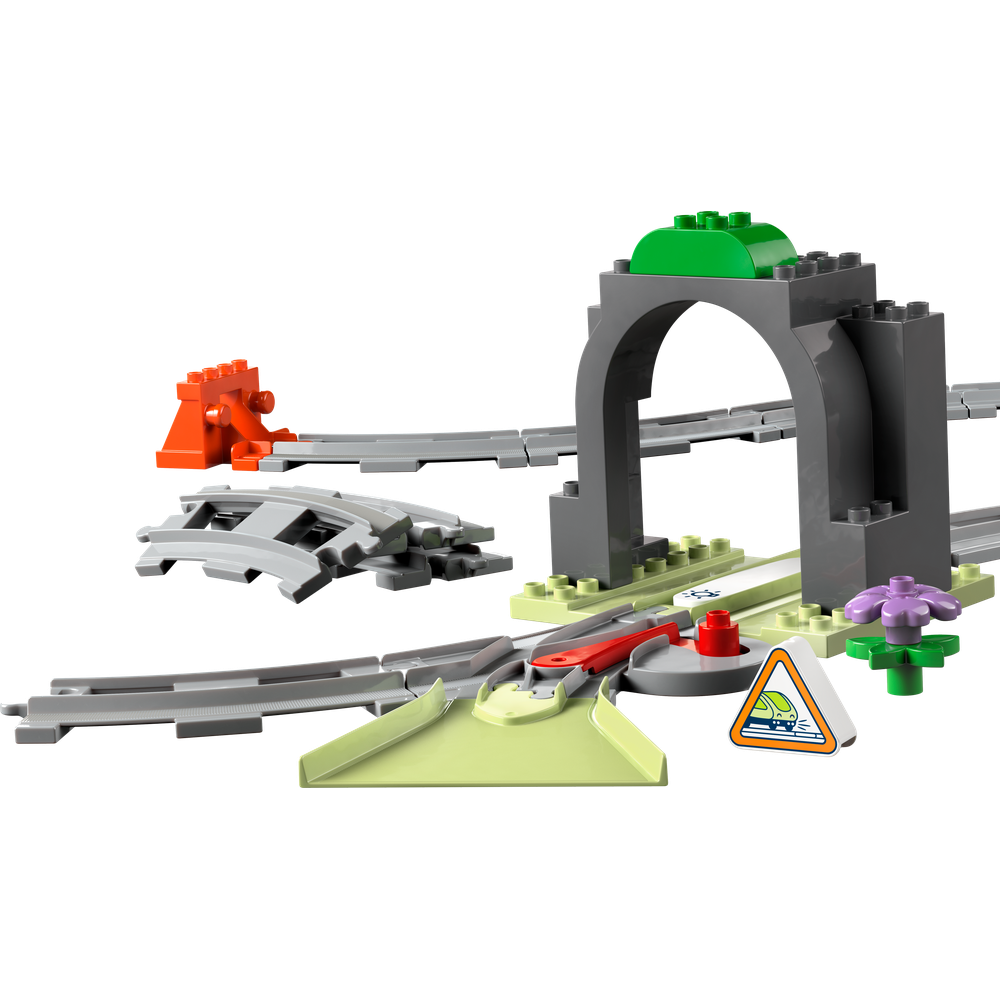 LEGO® DUPLO® 10425 Železniční tunel a koleje – rozšiřující sada