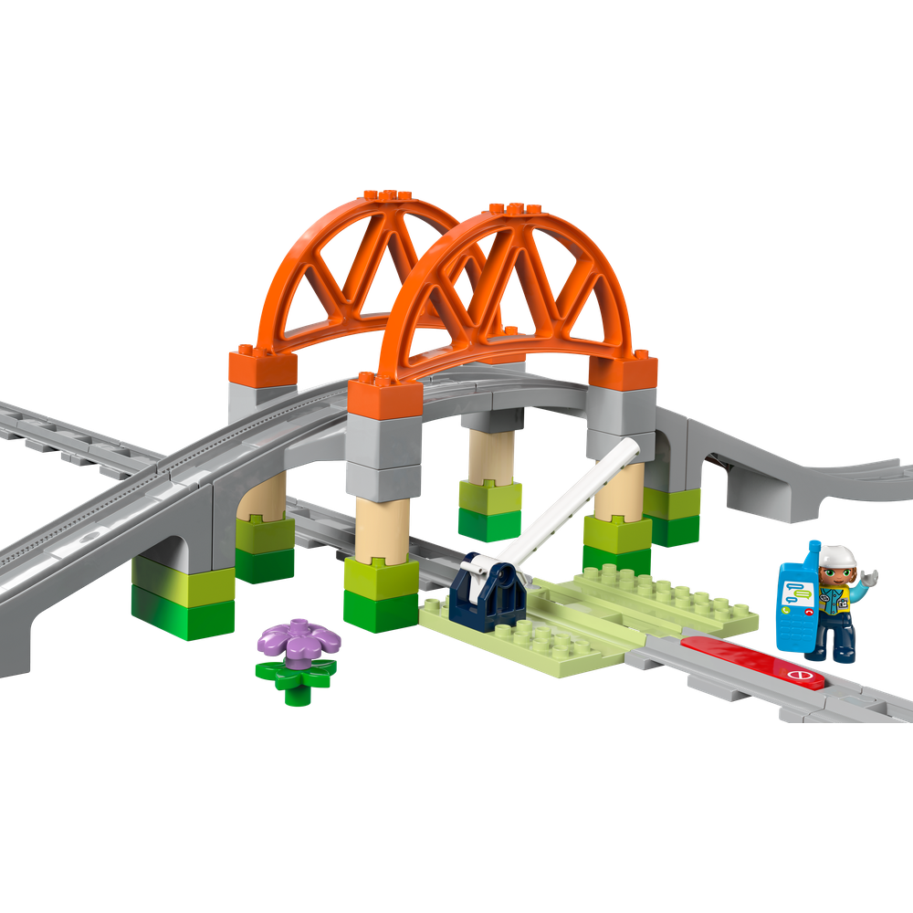 LEGO® DUPLO® 10426 Železniční most a koleje – rozšiřující sada