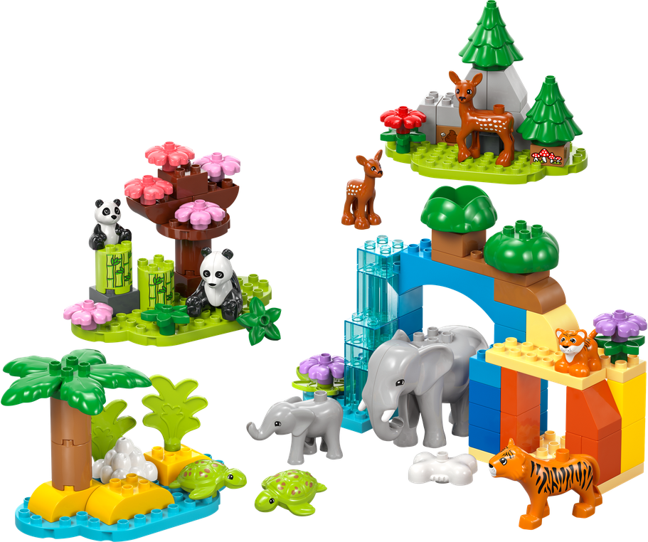 LEGO® DUPLO® 10446 Rodinky divokých zvířat 3 v 1