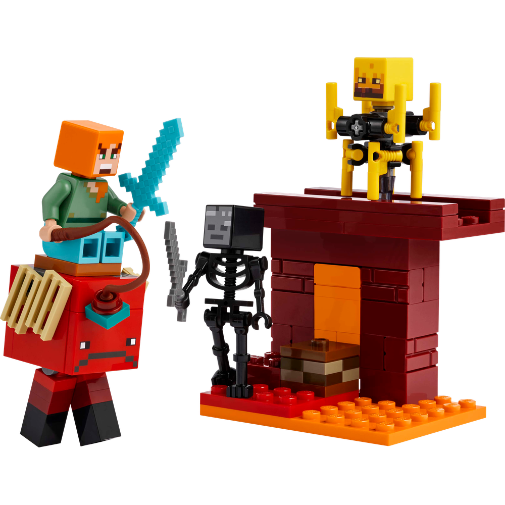 LEGO® Minecraft® 21266 Lávová bitva v Netheru