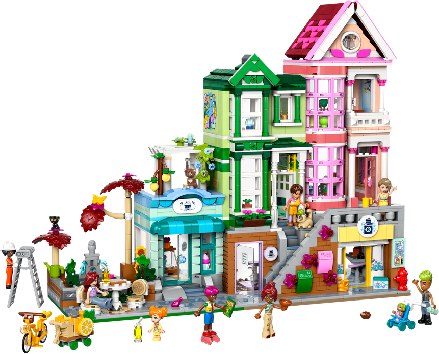 LEGO® Friends 42670 Apartmány a obchody v městečku Heartlake