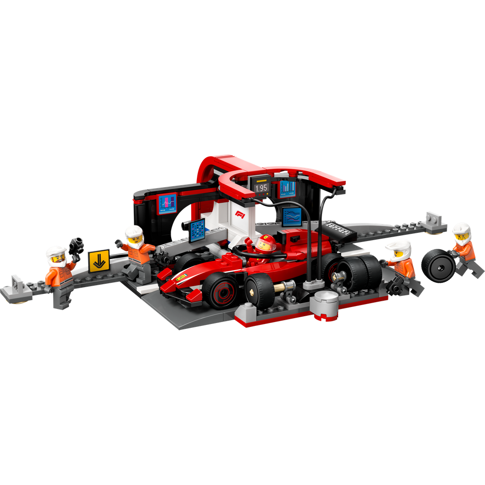LEGO® City 60443 Zastávka v boxech F1® a personál s vozem Ferrari
