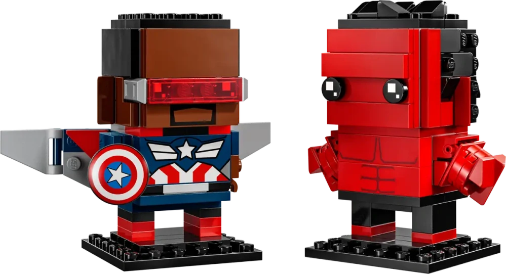 LEGO® BrickHeadz 40668 Kapitán Amerika a Červený Hulk
