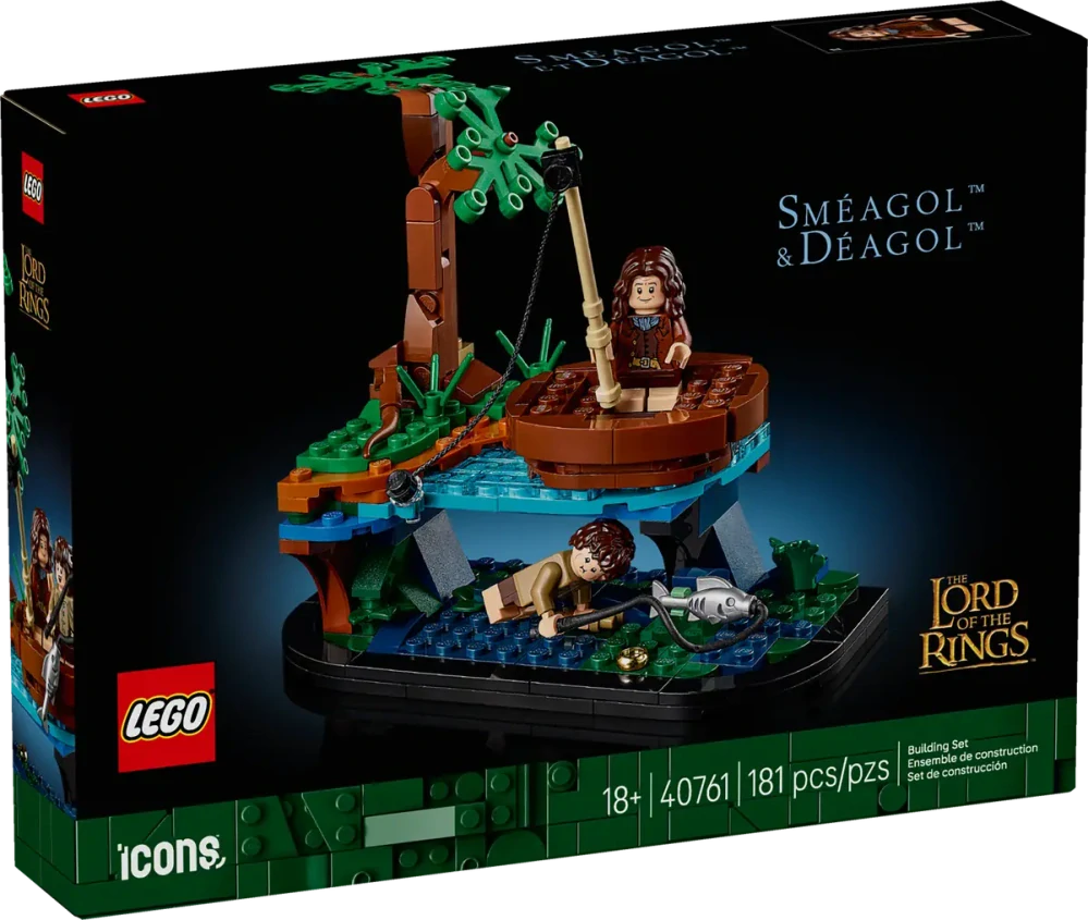 LEGO® Icons 40761 Pán prstenů: Sméagol™ a Déagol™