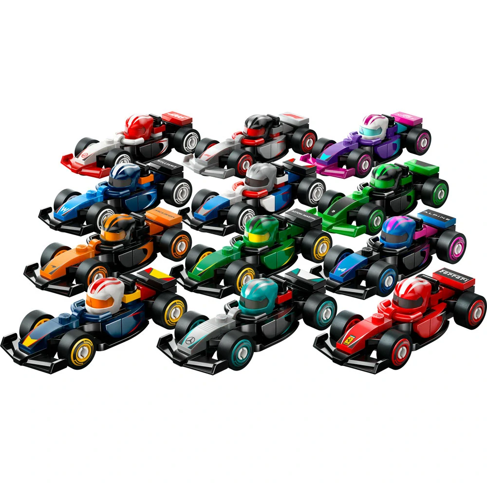 LEGO® 71049 Sběratelské závodní auto F1 - 12 ks série