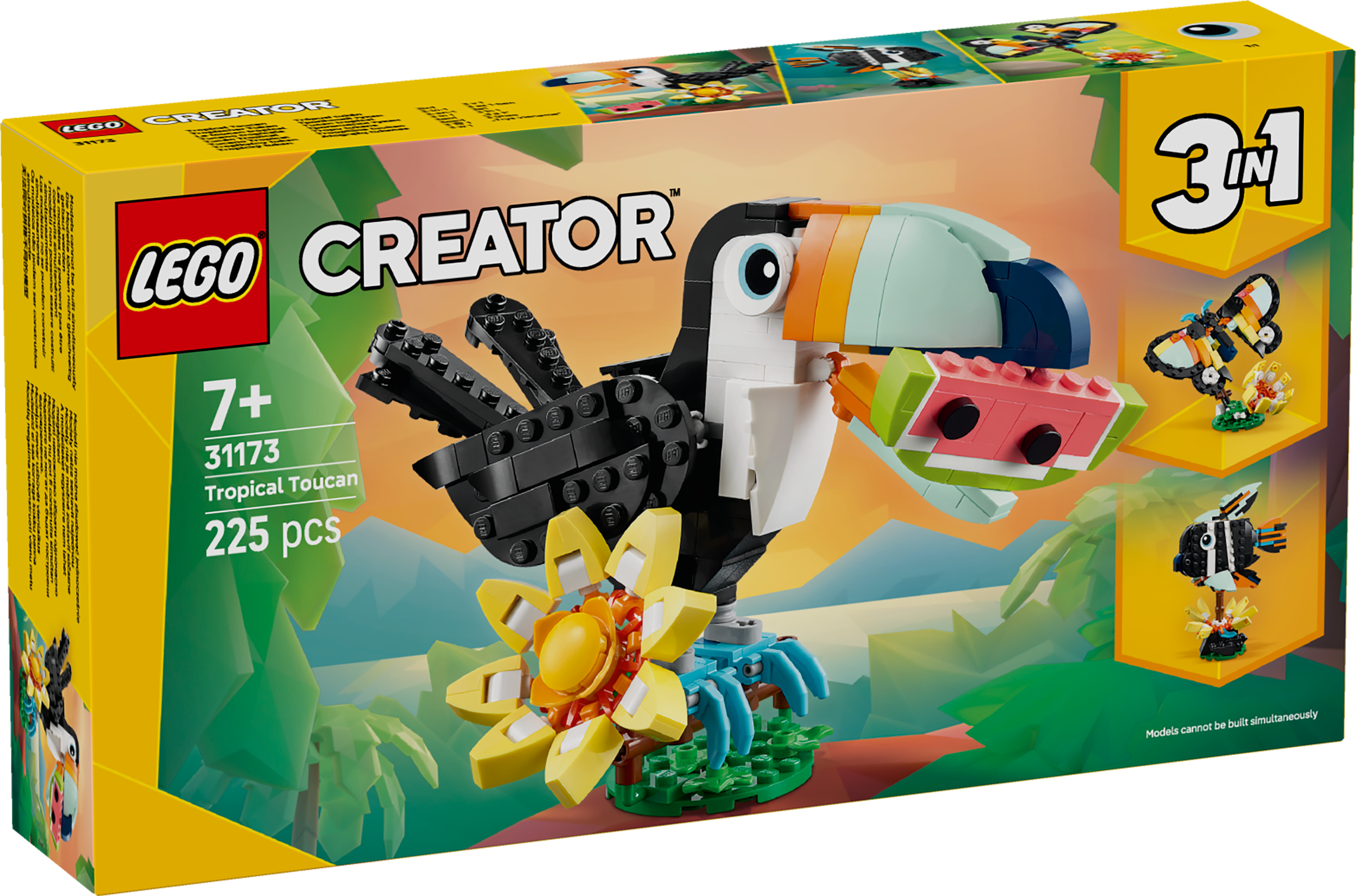 LEGO® Creator 3 v 1 31173 Divoká zvířata: Tropický tukan