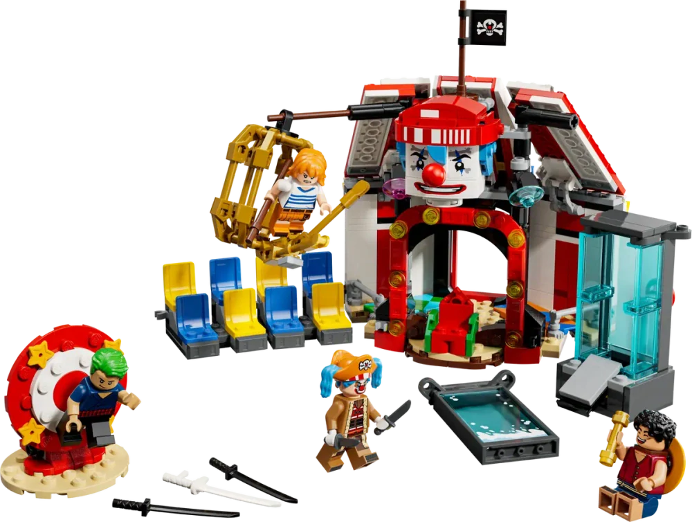 LEGO® ONE PIECE 75637 Klaun Buggy a jeho cirkusový stan