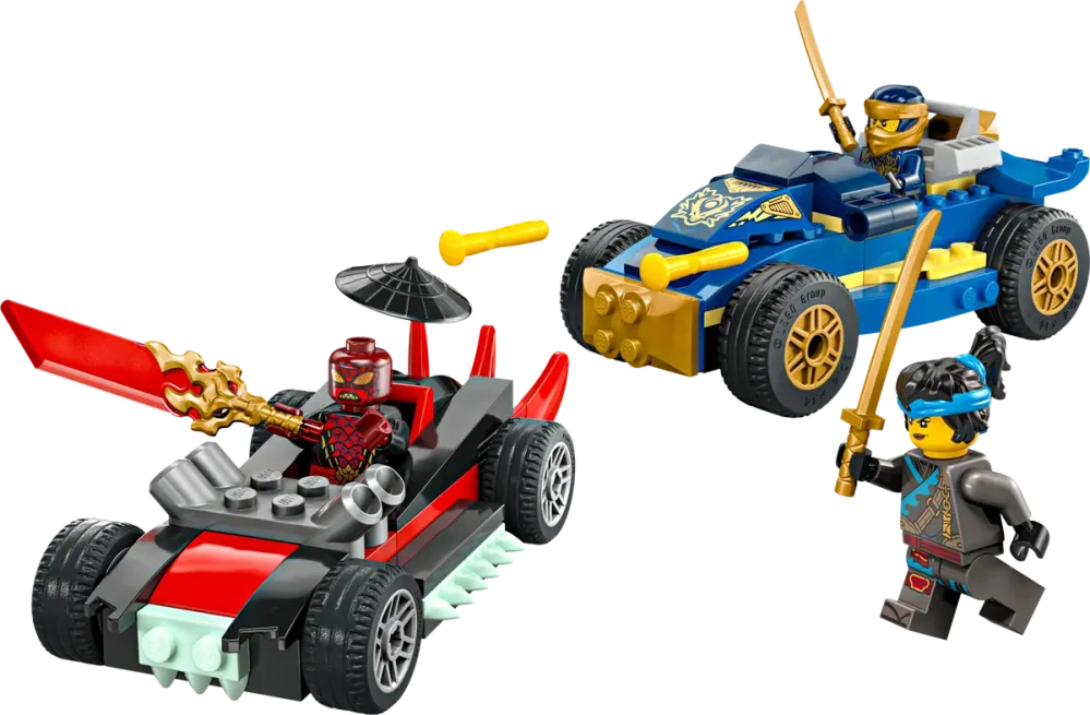LEGO® NINJAGO® 71840 Rogue vs. Drix a souboj se závodními auty