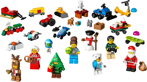 LEGO® City 60475 Adventní kalendář 2025, Vánoční dárek