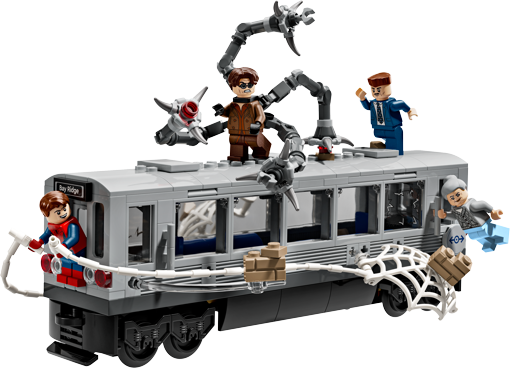 LEGO® ǀ Marvel 76321 Spider-Man vs. Doc Ock: Scéna v metru