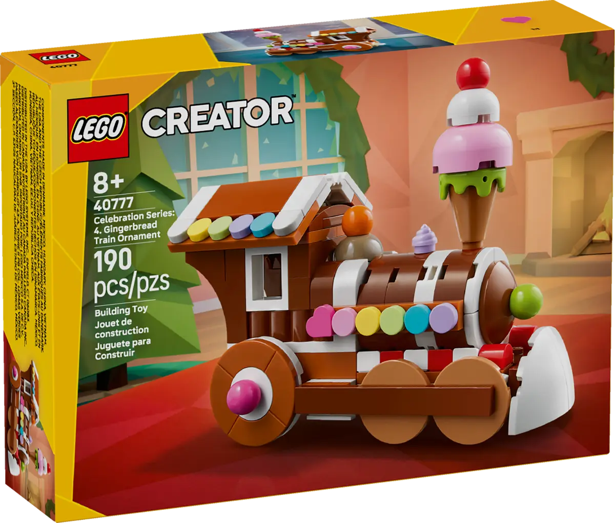 LEGO® Creator 40777 Série oslav: Ozdobný perníkový vláček