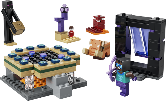 LEGO® Minecraft® 21584 Cesta portálem do Netheru a Endu