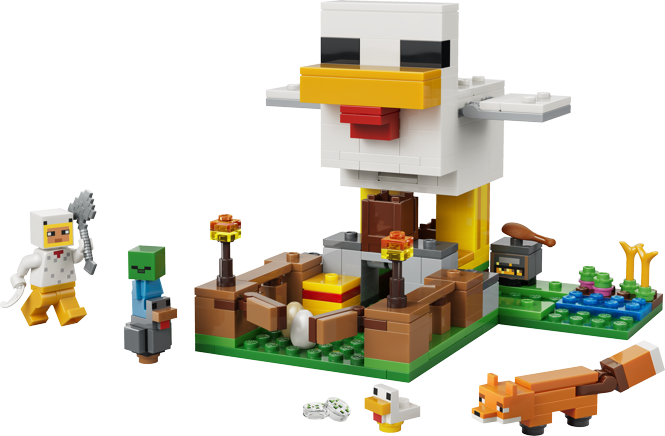 LEGO® Minecraft® 21585 Slepičí farma