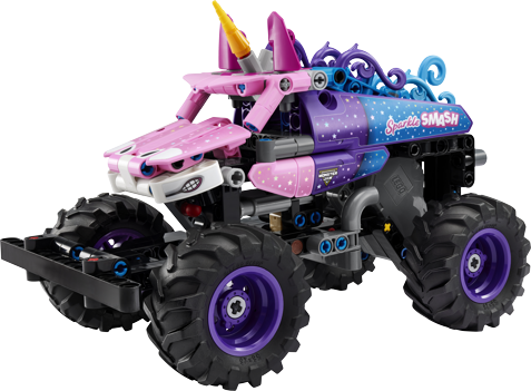 LEGO® Technic 42220 Monster Jam™ Sparkle Smash™ s natahovacím motorem