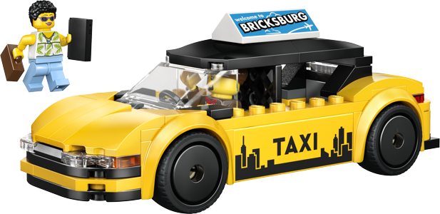LEGO® City 60487 Žlutý taxík