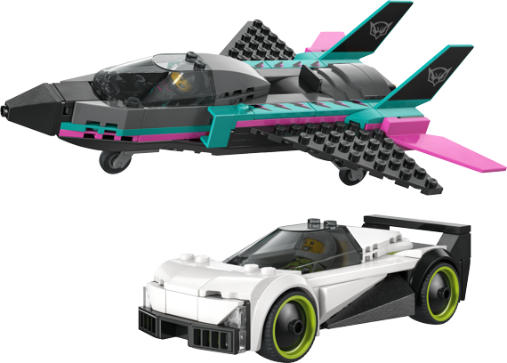 LEGO® City 60489 Tryskáč vs. auto