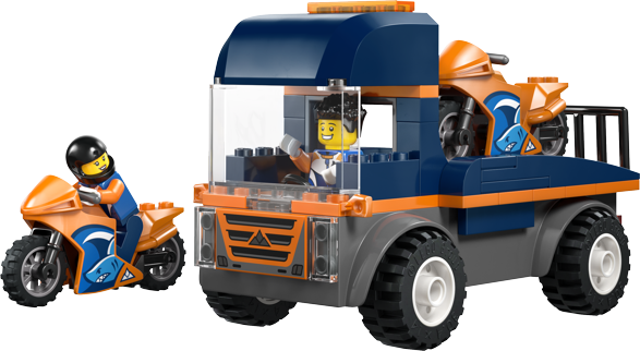 LEGO® City 60491 Kamion na přepravu motorek