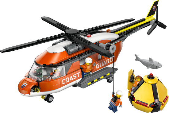 LEGO® City 60503 Helikoptéra pobřežní hlídky