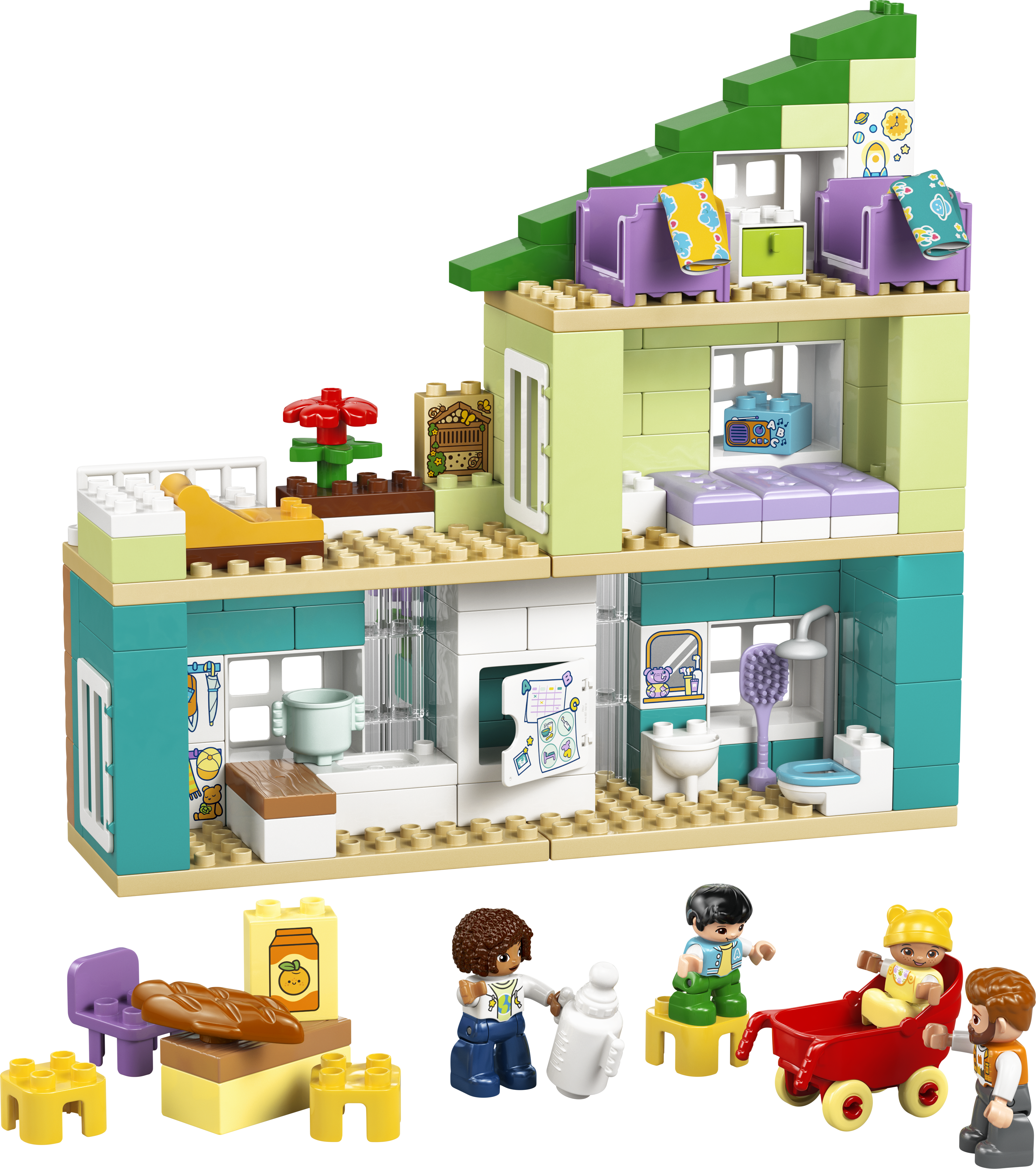 LEGO® DUPLO® Město 10470 Moderní rodinný dům 3 v 1 s figurkami