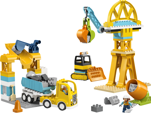 LEGO® DUPLO® 10476 Staveniště a vozidla 3 v 1
